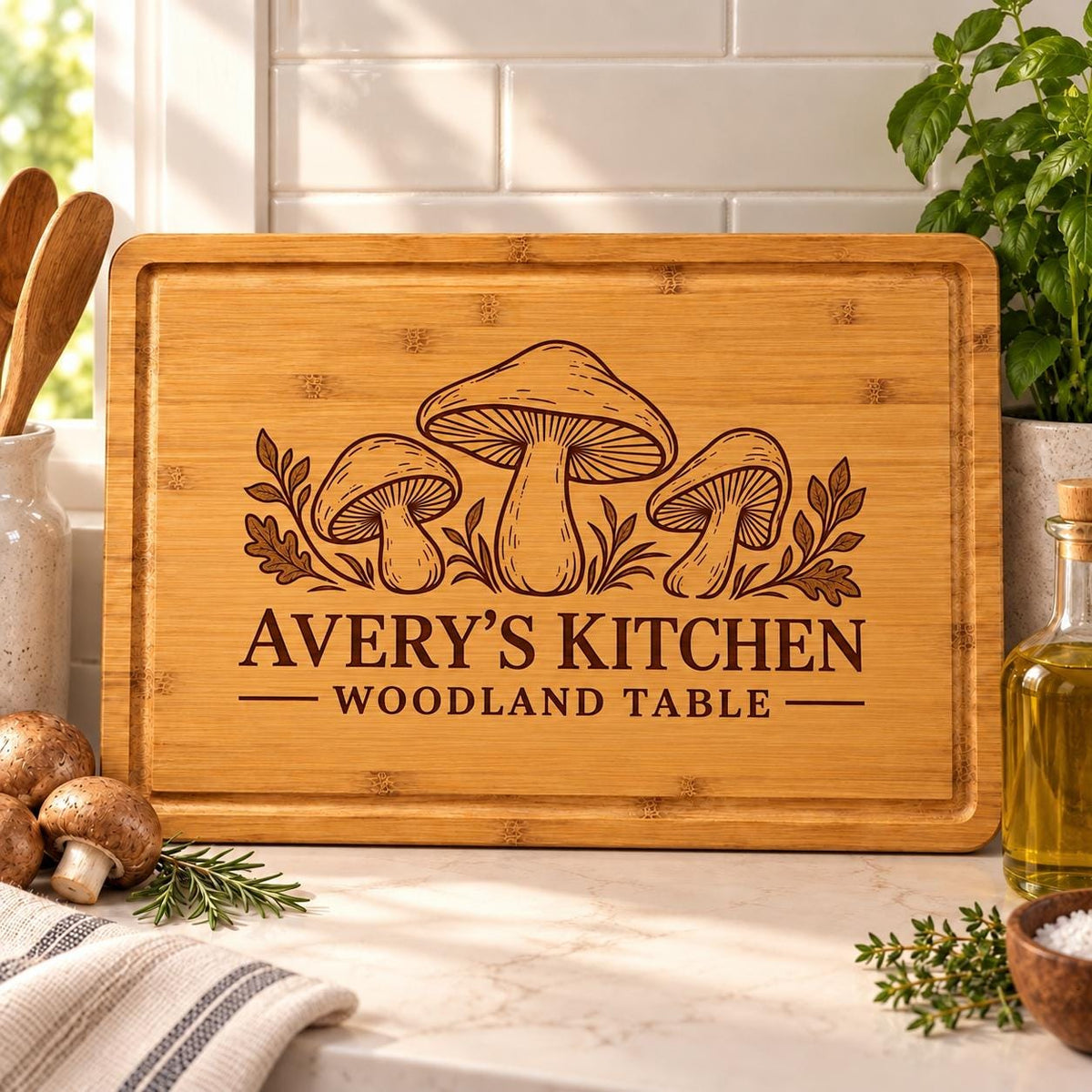 Mushroom Enthusiast Cutting Board product image 5