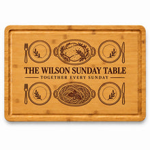 Sunday Supper Cutting Board