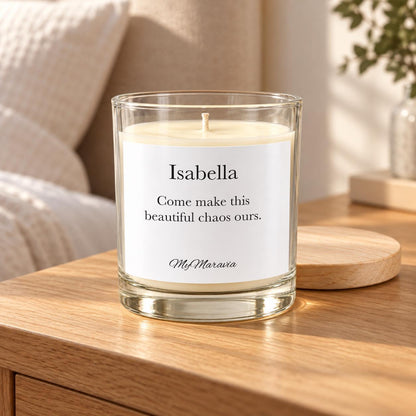 Bridesmaid Proposal Candle