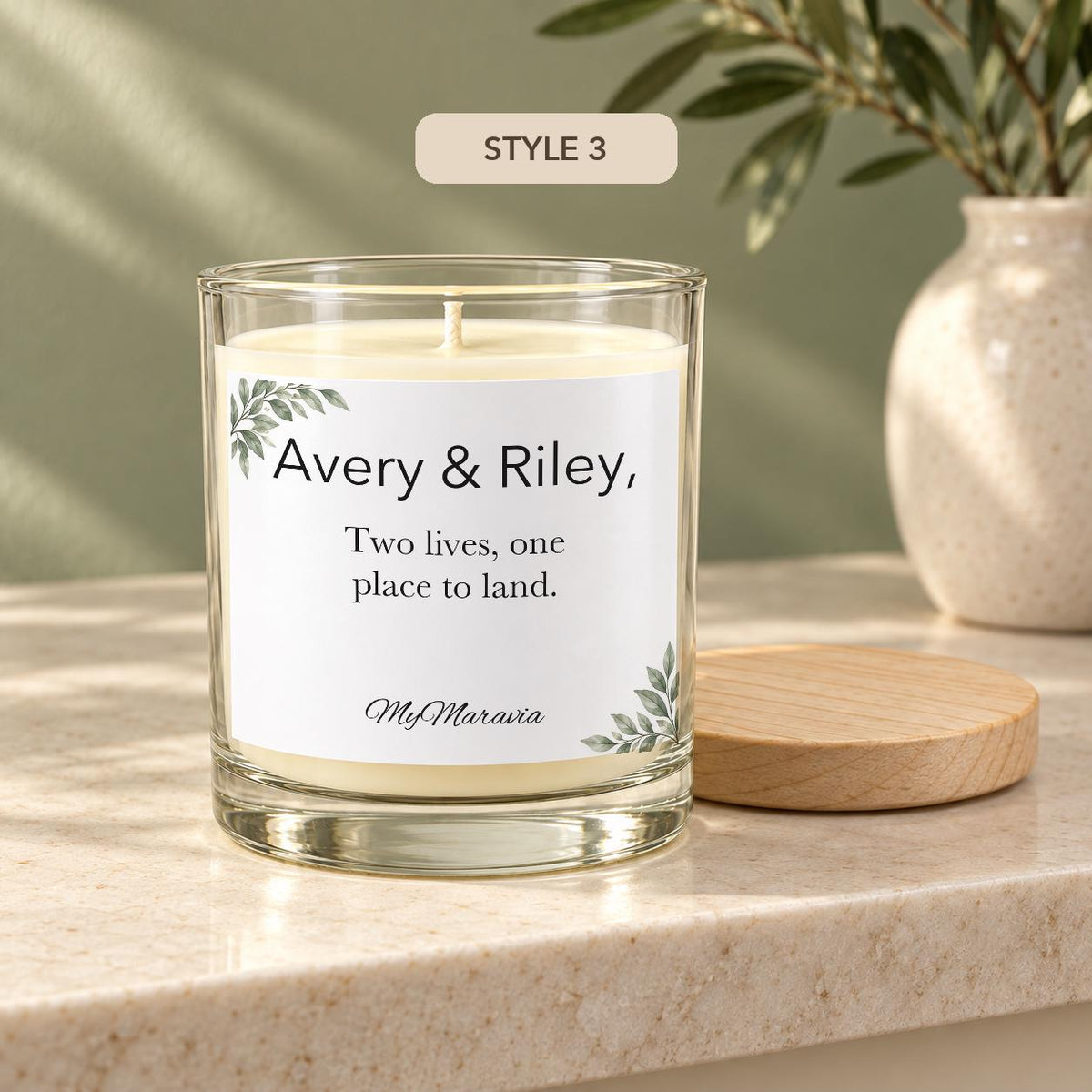 Newlywed Candle Gift
