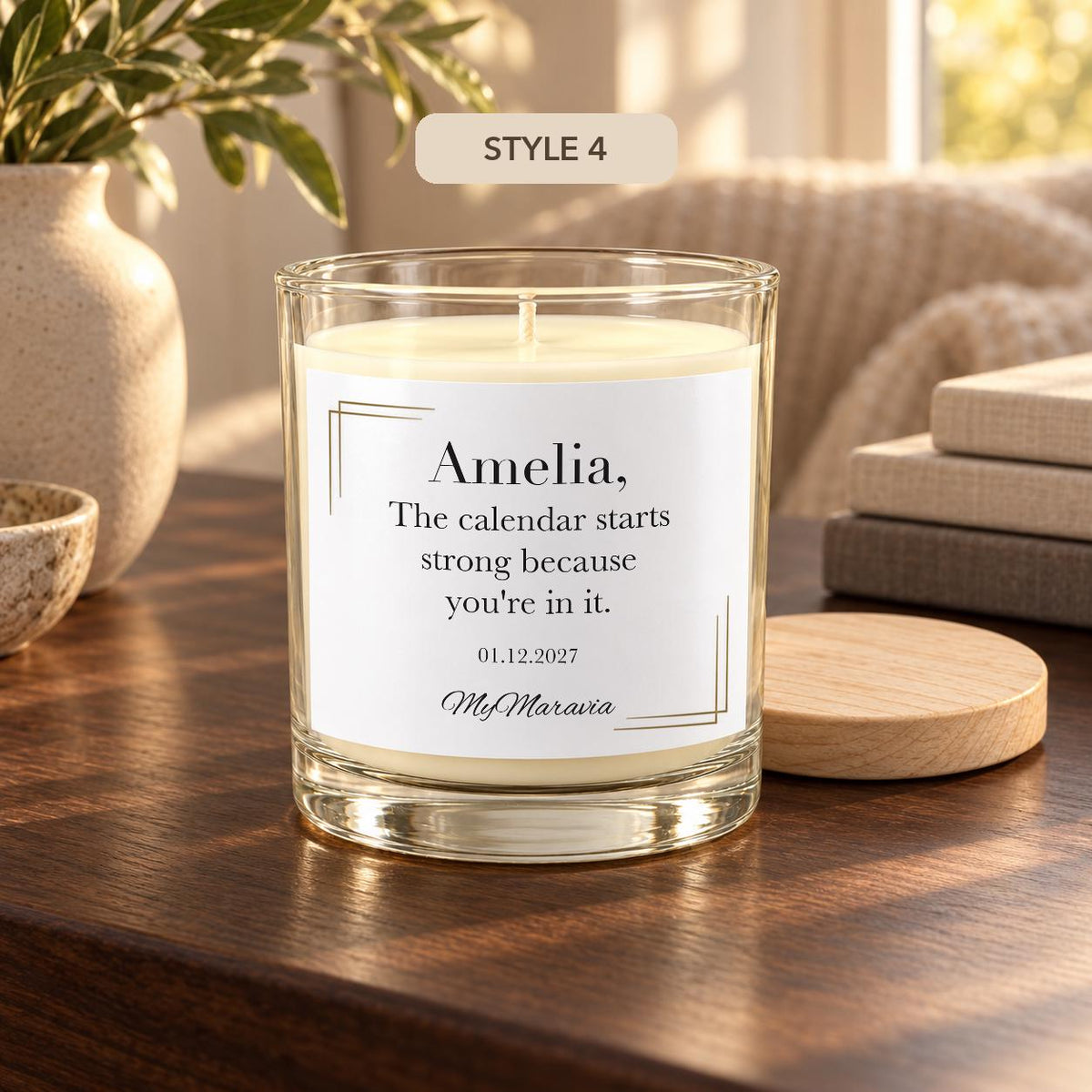 January Birthday Candle
