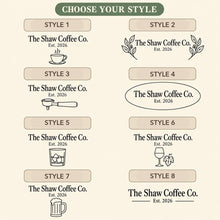 Home Bar and Coffee Station Wood Slice Sign