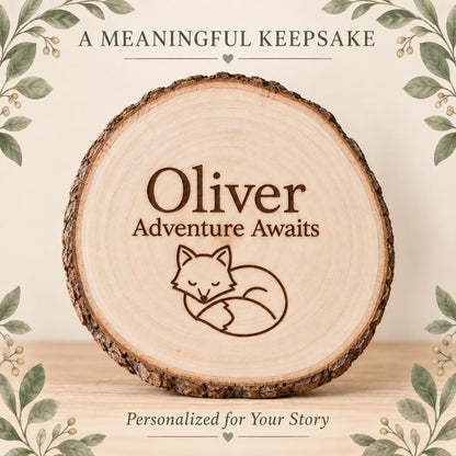 Woodland Nursery personalized wood sign: meaningful keepsake