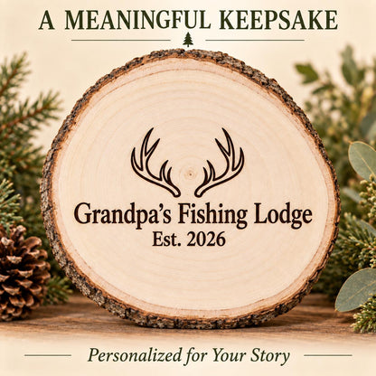 Hunting and Fishing personalized wood sign: meaningful keepsake