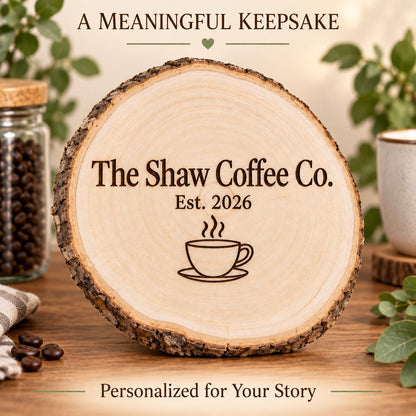 Home Bar and Coffee Station personalized wood sign: meaningful keepsake
