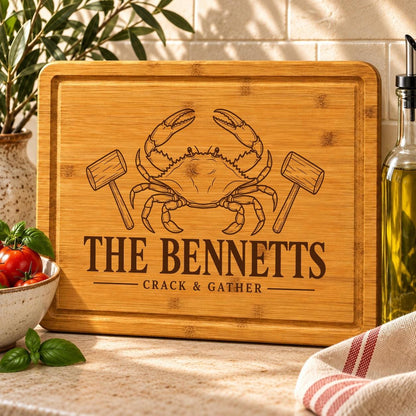 Coastal Crab Feast Cutting Board product image 4