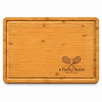 Tennis Doubles Partners Cutting Board product image 2