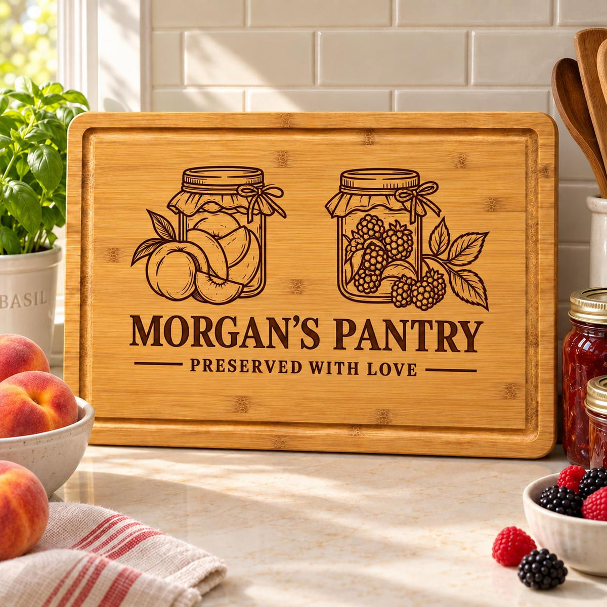 Home Canning Pantry Cutting Board product image 5