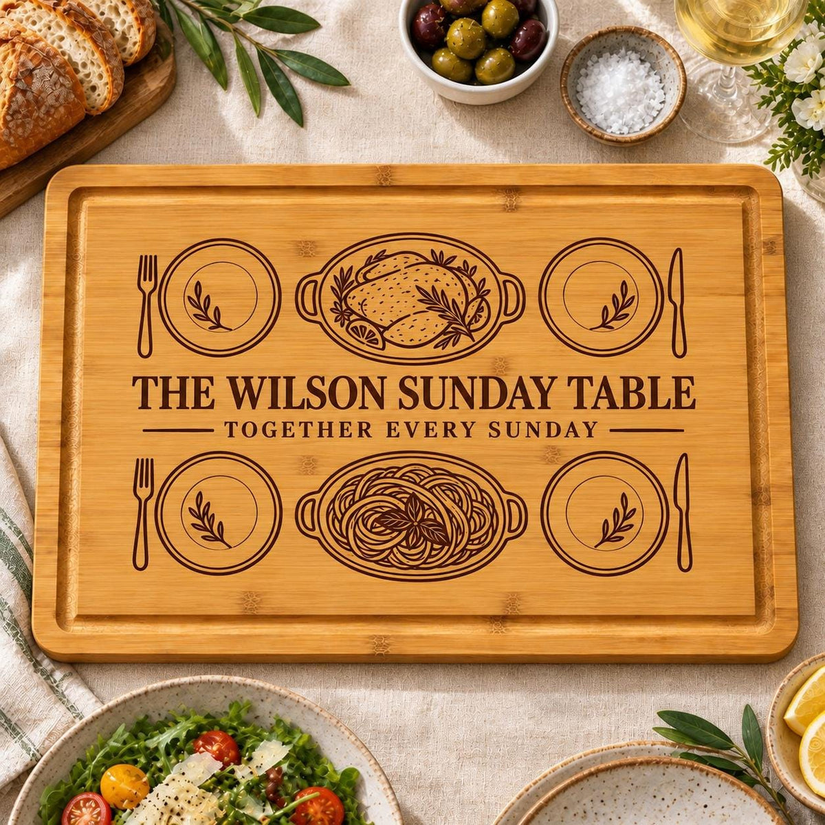 Sunday Supper Cutting Board product image 6