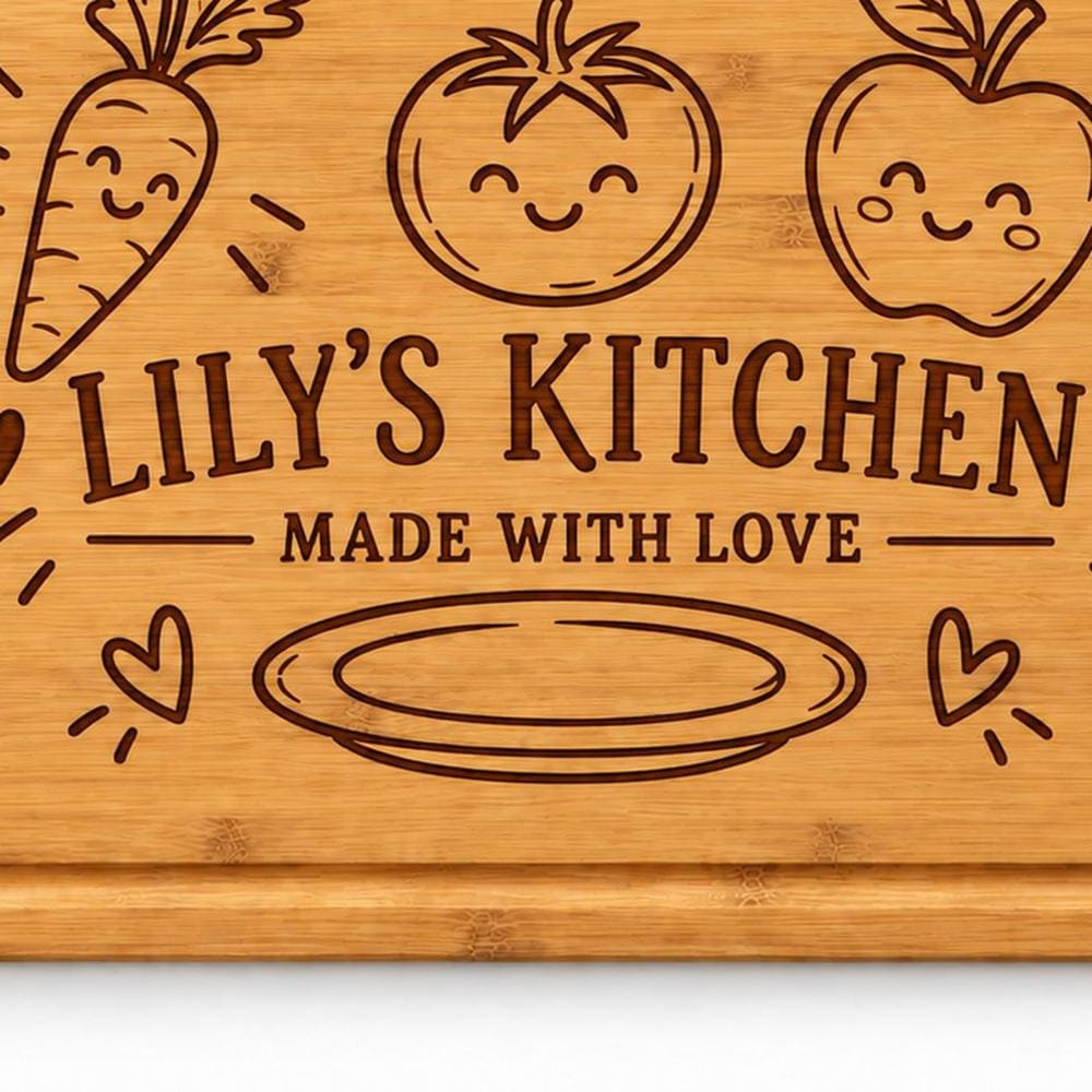 Children’s Kitchen Artwork Cutting Board product image 3