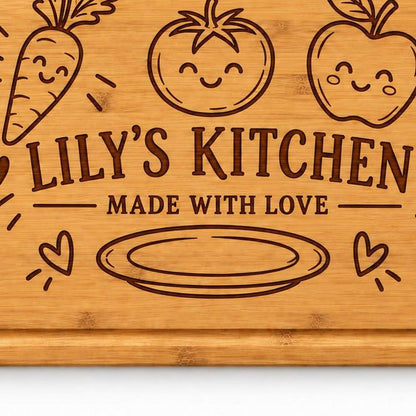 Children’s Kitchen Artwork Cutting Board product image 3