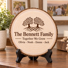 Blended Family Wood Slice Gift