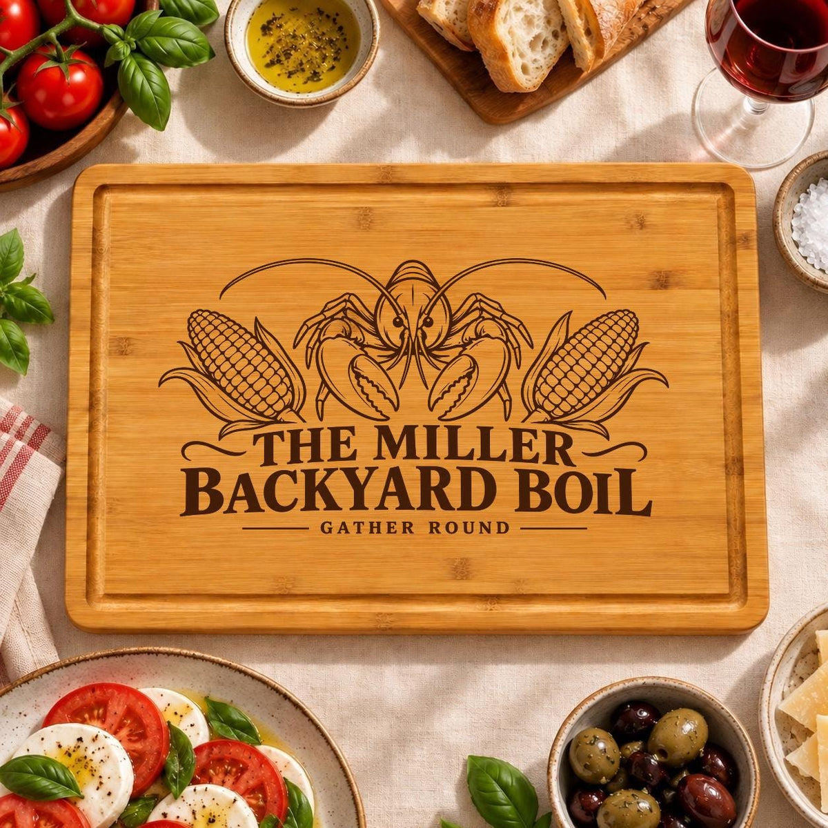 Cajun Crawfish Boil Host Cutting Board product image 5