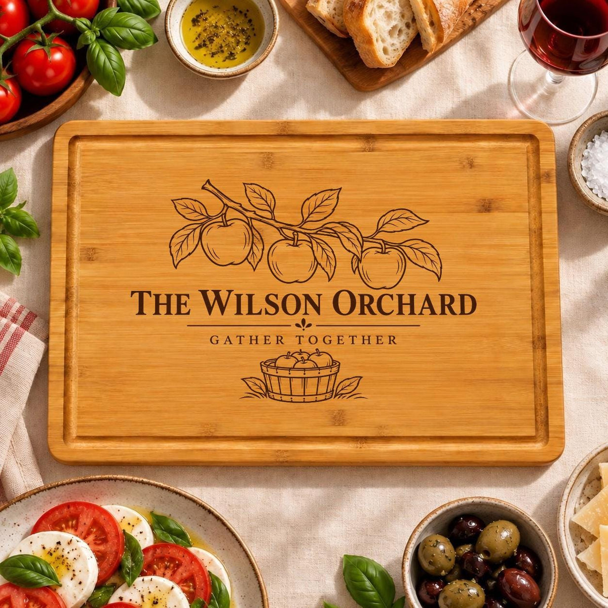 Apple Orchard Family Cutting Board product image 5