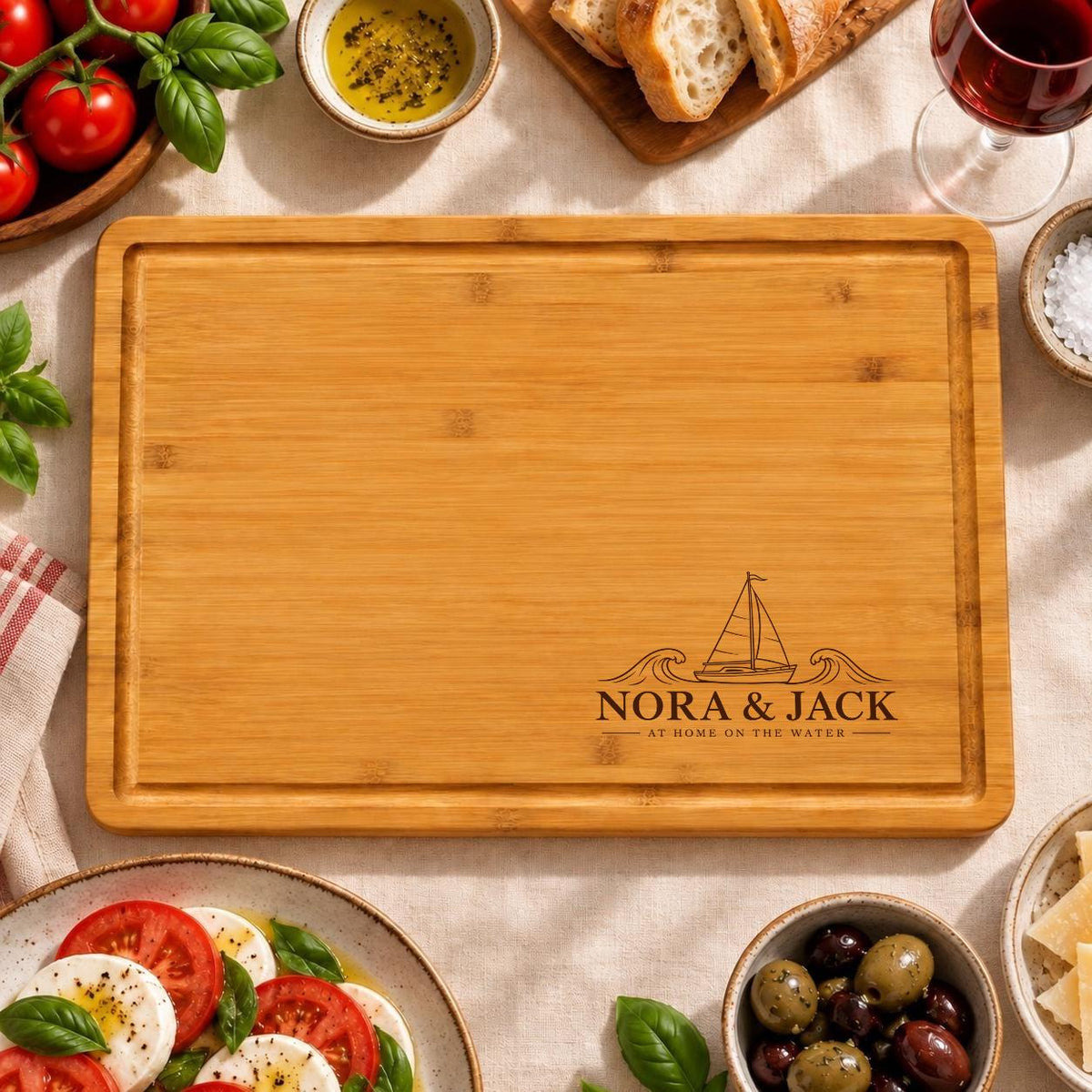 Sailing Couple Cutting Board product image 5