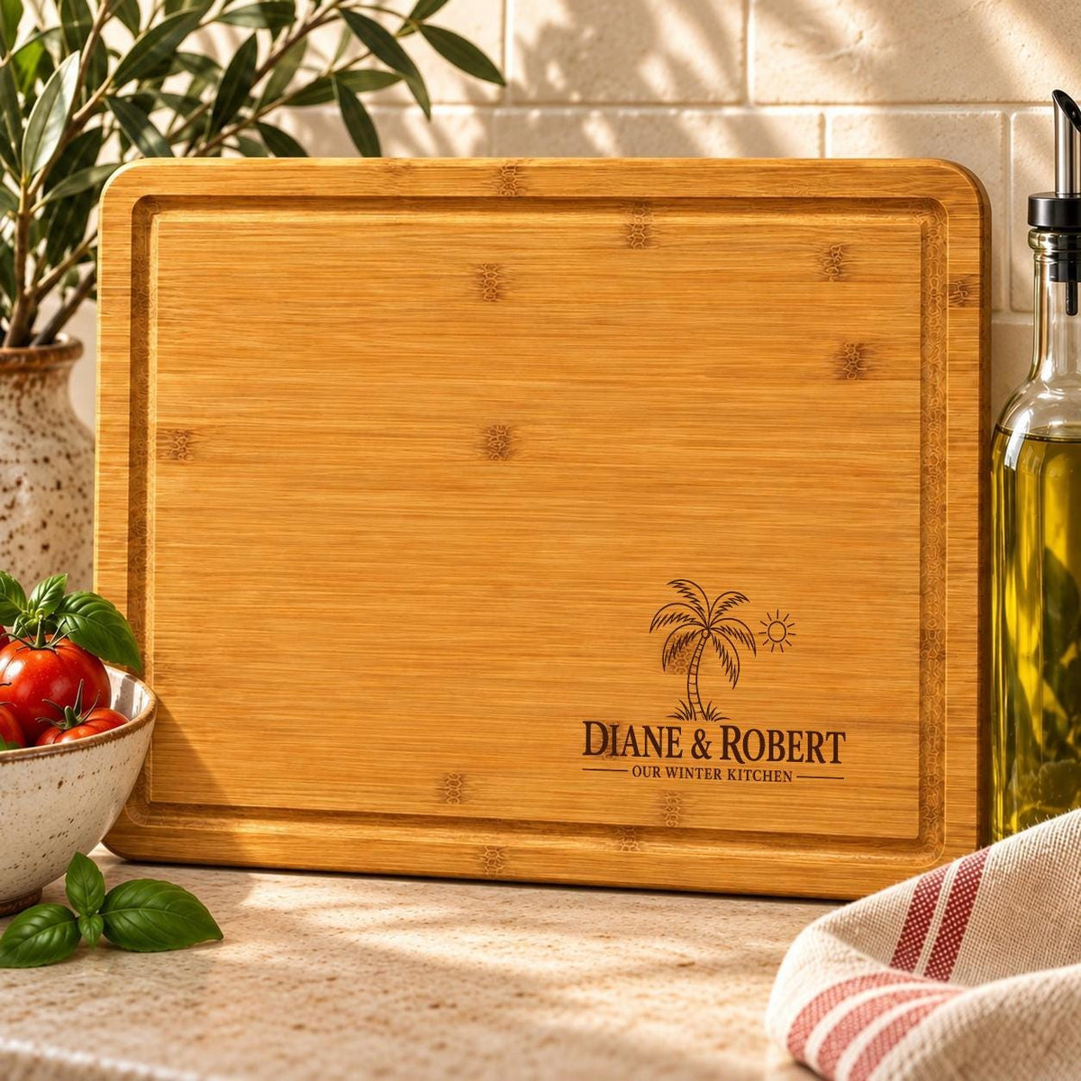 Snowbird Couple Cutting Board product image 4