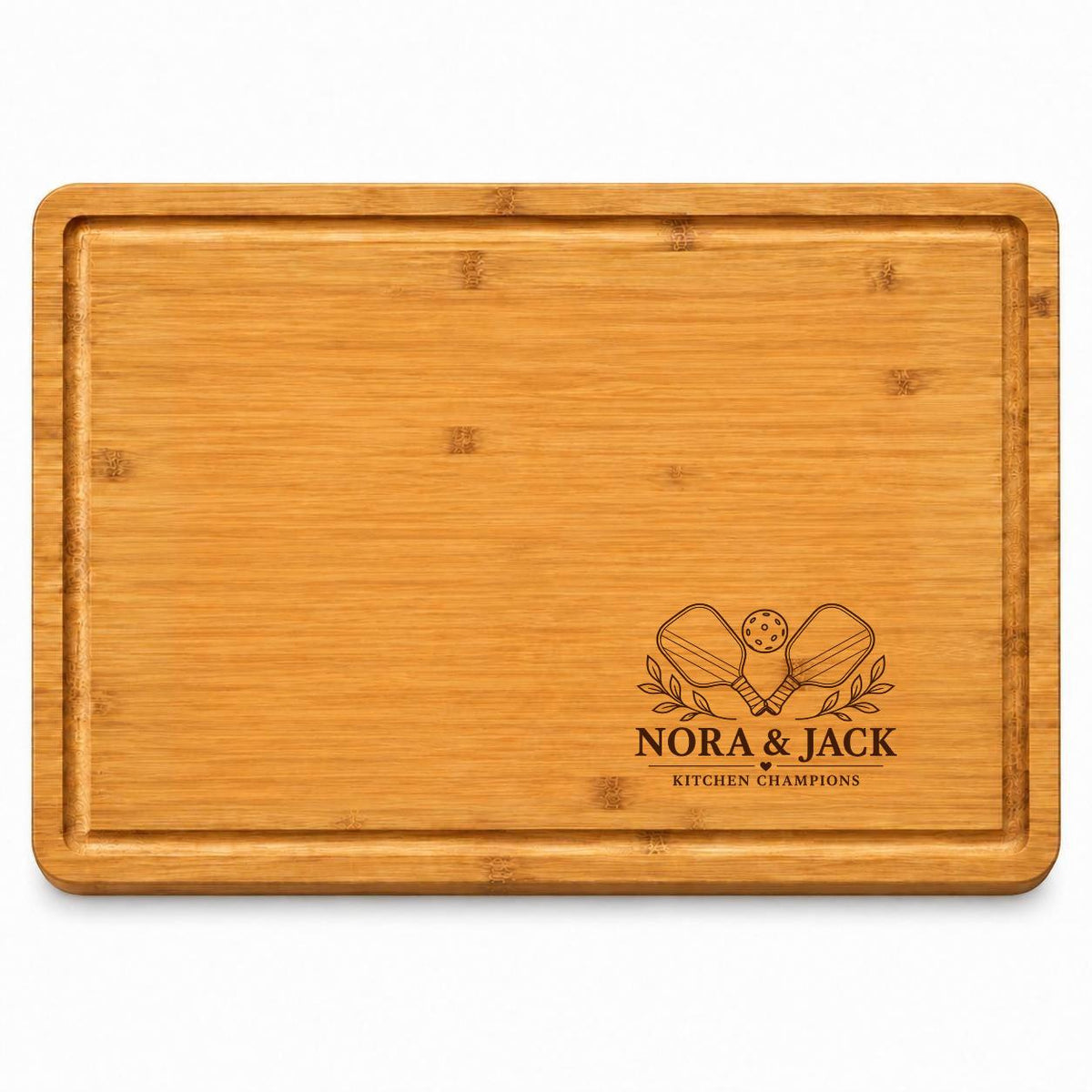 Pickleball Couple Cutting Board product image 2