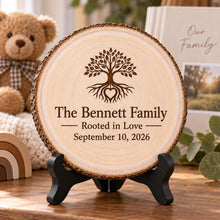 Adoption Wood Slice Keepsake