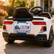Kids’ Ride-On License Plate