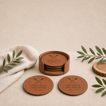 Lake House Leatherette Coasters