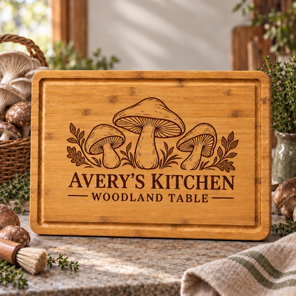 Mushroom Enthusiast Cutting Board