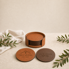 New Home Leatherette Coasters