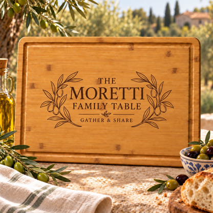 Olive Grove Family Cutting Board
