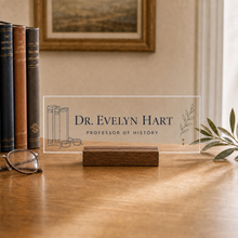 Professor Acrylic Nameplate