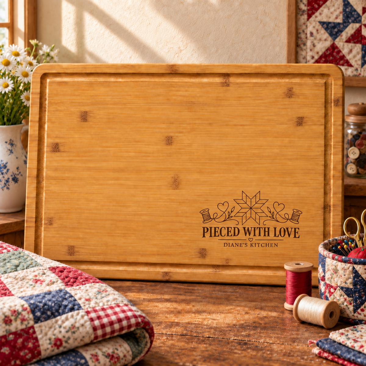Quilter Cutting Board