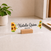 Real Estate Agent Acrylic Nameplate