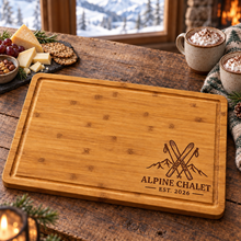 Ski Chalet Cutting Board