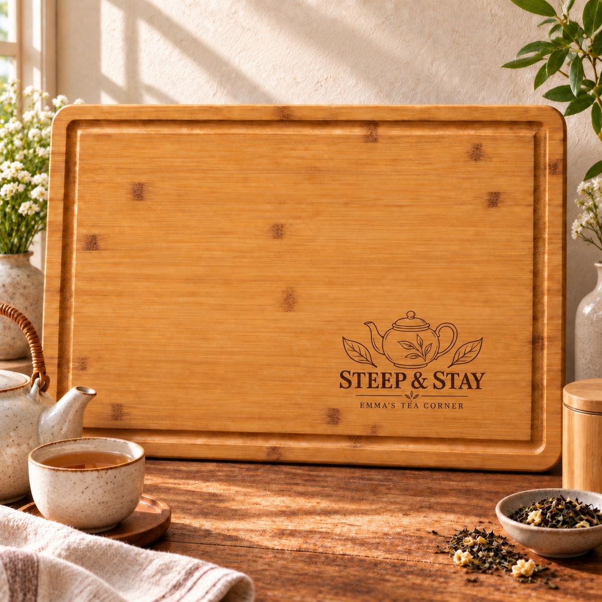 Tea Ritual Lover Cutting Board
