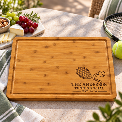 Tennis Social Cutting Board