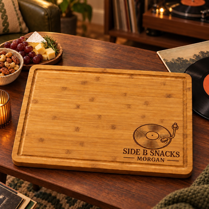 Vinyl Listening Night Cutting Board
