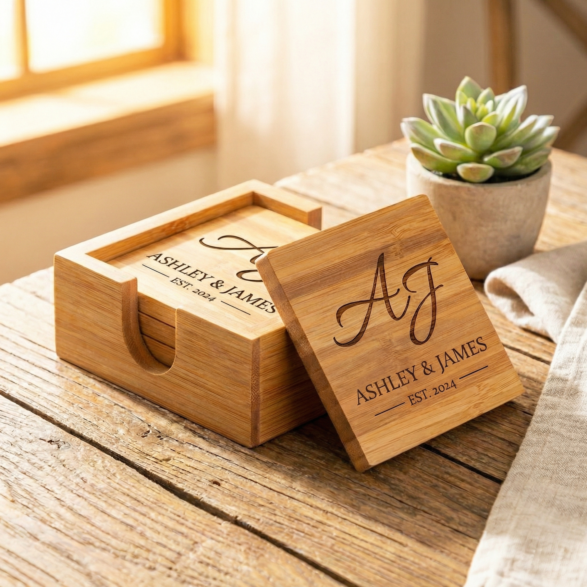 Bamboo Coasters